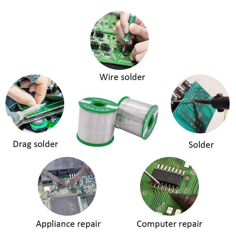 Tin Lead Rosin Core Solder Soldering Welding Iron Wire T7W7 Reel 0.8mm NICE 